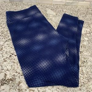 EUC stunning Blue💧Lularoe TC Leggings